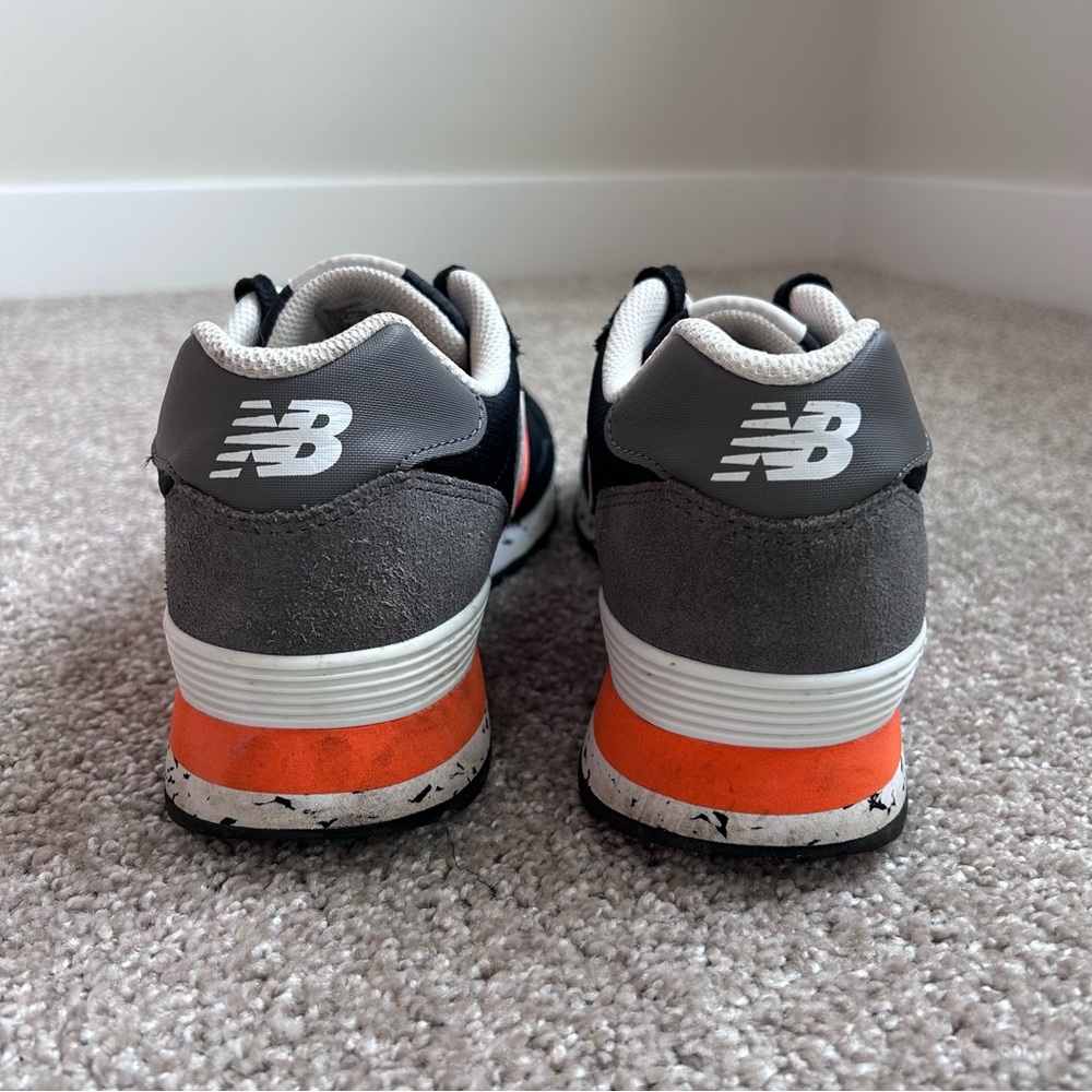 New Balance 515 Men's 10.5 Black Vibrant Orange Sneakers ML515BT3 Speckled - Picture 3 of 11